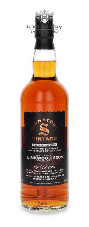 Linkwood 17-letni 100 PROOF Edition # 6 Signatory Vintage / 57,1% / 0,7l