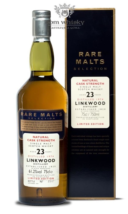 Linkwood 23-letni (D.1974, B.1997) Rare Malts / 61,2%/0,75l