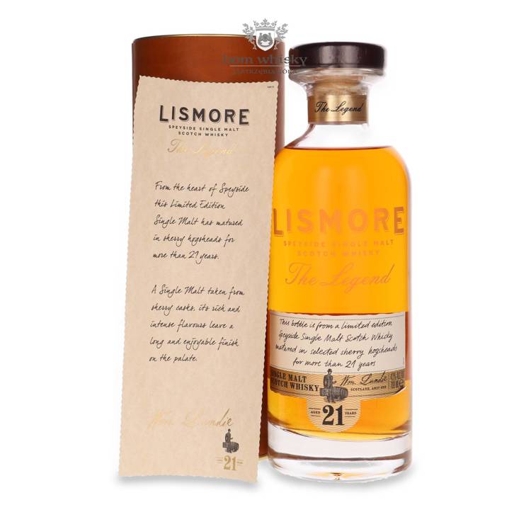 Lismore, The Legend 21-letni / 43%/ 0,7l