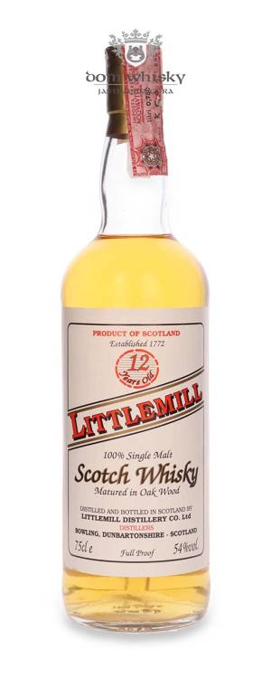 Littlemill 12-letni (Bottled 1970s/1980s) /54%/0,75l