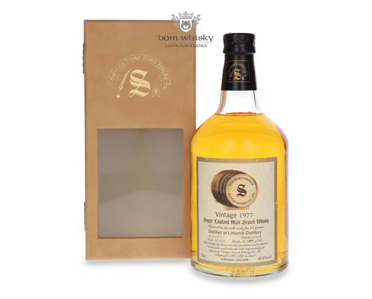 Littlemill 25-letni (D.1977, B.2003) Signatory Vintage /49,4%/ 0,7l