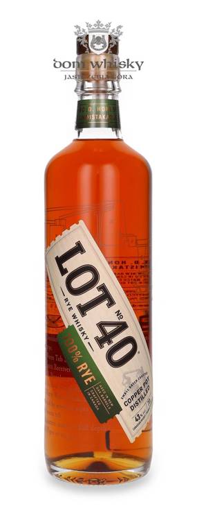 Lot No.40 Copper Pot Canadian Rye Whisky / 43%/ 0,7l