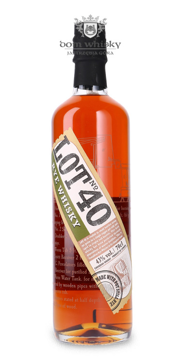 Lot No. 40 Rye Whisky Canadian / 43%/ 0,7l