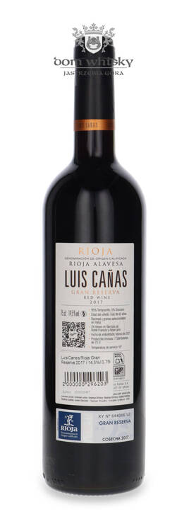 Luis Cañas Rioja Gran Reserva 2017 / 14,5%/ 0,75l