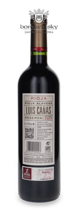 Luis Cañas Rioja Reserva 2017 / 14,5%/ 0,75l