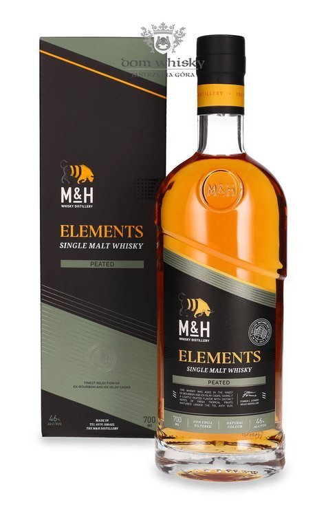 M&H Elements Peated Kosher Single Malt  / 46% / 0,7l