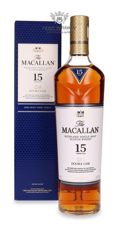 Macallan 15-letni Double Cask / 43%/ 0,7l