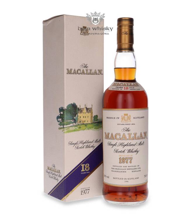 Macallan 18-letni (D.1977, B.1996) Sherry Wood / 43% / 0,75l