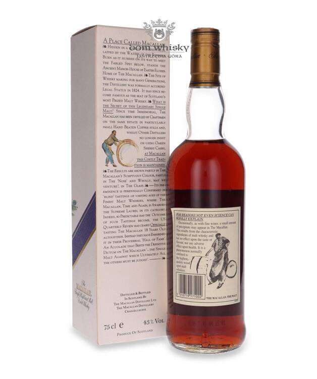 Macallan 18-letni (D.1980, B.1998) Sherry Wood / 43% / 0,75l