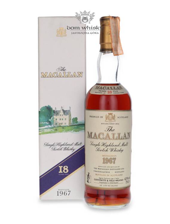 Macallan 18-letni (Distilled 1967) Sherry Wood / 43% / 0,75l