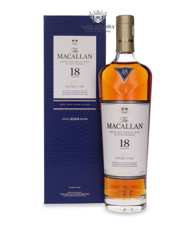 Macallan 18-letni Double Cask (2024 Release) / 43%/ 0,7l			