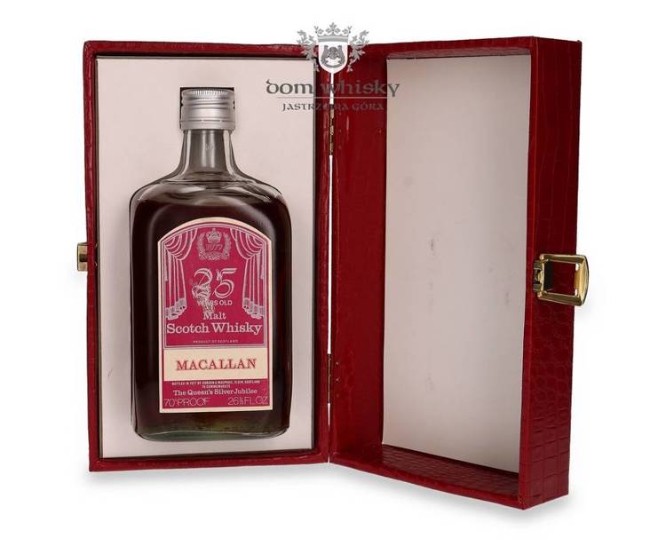 Macallan 25-letni (Bottled 1977) The Queen's Silver Jubilee / 40%/0,75l
