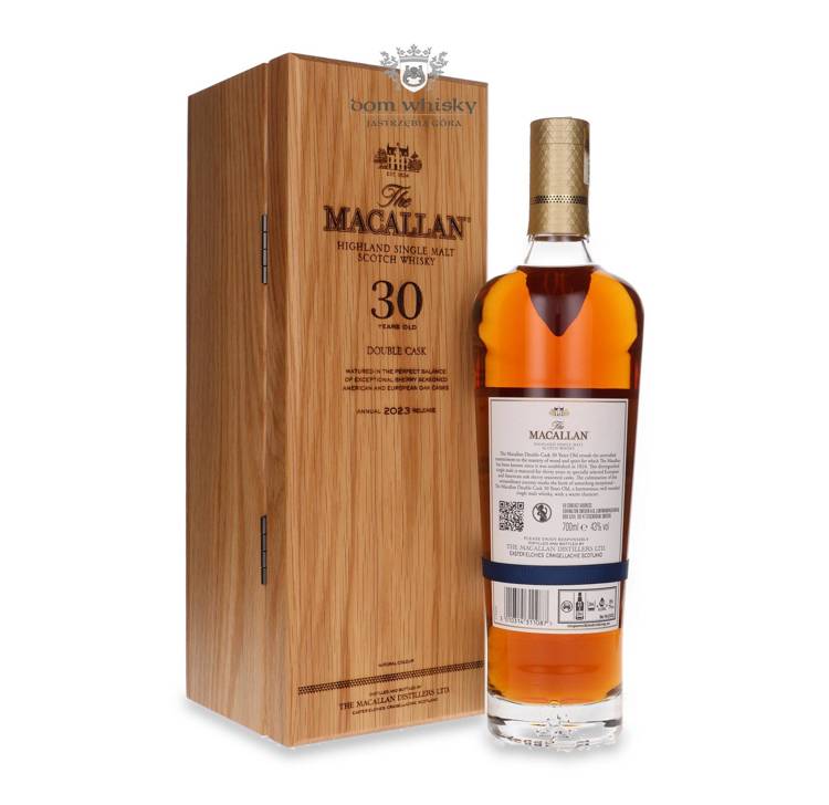 Macallan 30-letni Double Cask (2023 Release) / 43%/ 0,7l                                                    