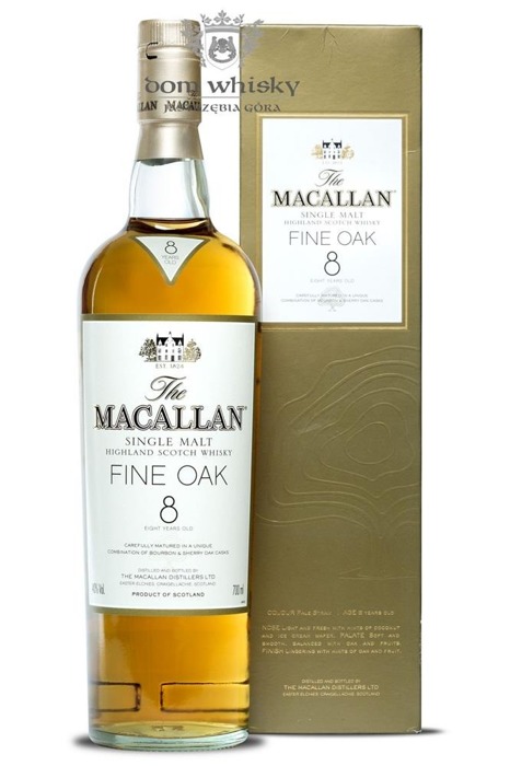 Macallan 8-letni Fine Oak (Bourbon & Sherry Casks) /40%/0,7l