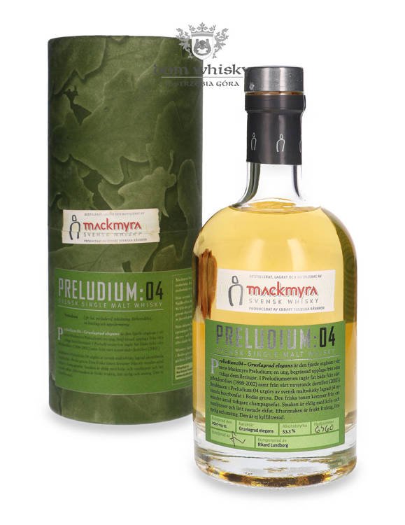 Mackmyra Preludium 04 (Sweden) / 53,3% / 0,5l