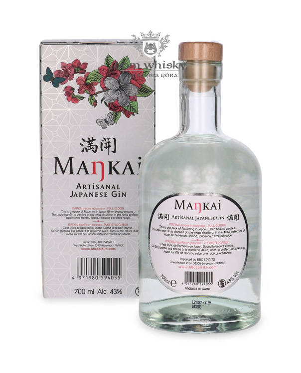 Mankai Japanese Gin / 43%/ 0,7l