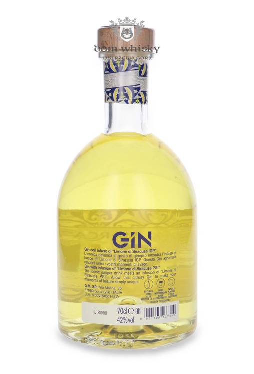 Marcati Gin Con Limone Di Siracusa / Italy / 42% / 0,7l