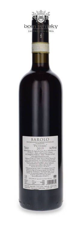 Marrone Barolo Pichemej 2019 /14,5%/ 0,75l