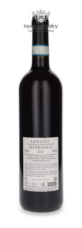 Marrone Langhe Nebbiolo 2020 /14%/ 0,75l