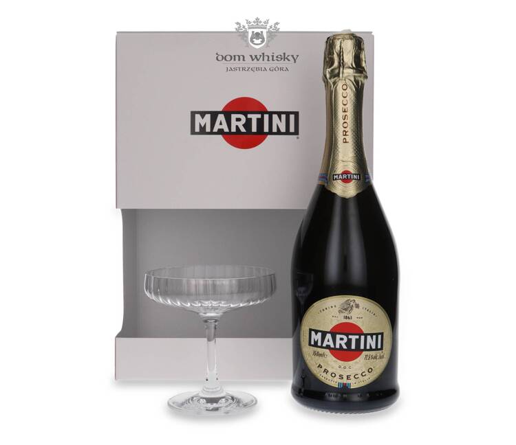 Martini Prosecco D.O.C. / 11,5% /  0,75l + kieliszek