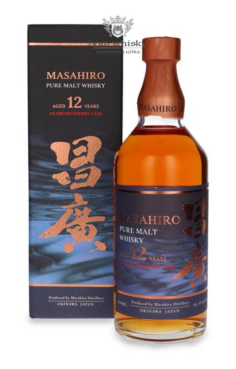 Masahiro 12-letnia Pure Malt Whisky Oloroso Sherry Cask /43%/ 0,7l	