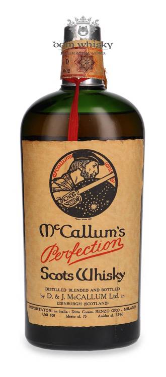 McCallum’s Perfection, Scots Blended Whiskey / no abv / 0,75l 	