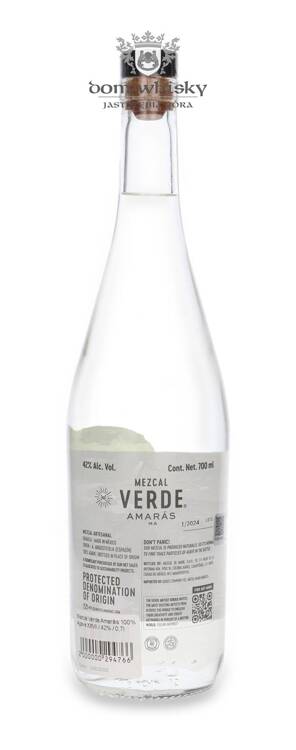 Mezcal Verde Amarás 100% Agave XXVII / 42% / 0,7l