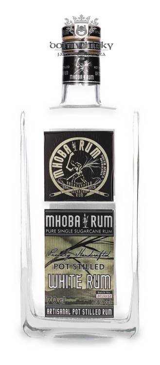 Mhoba Pot Stilled White Rum / 43% / 0,7l