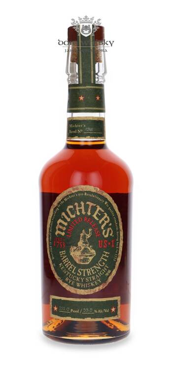 Michter’s US* 1 Barrel Straight Rye Whiskey  / 55,5%/ 0,7l