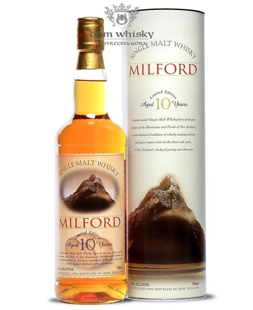 Milford Malt 10-letni (Nowa Zelandia) / 43% / 0,7l