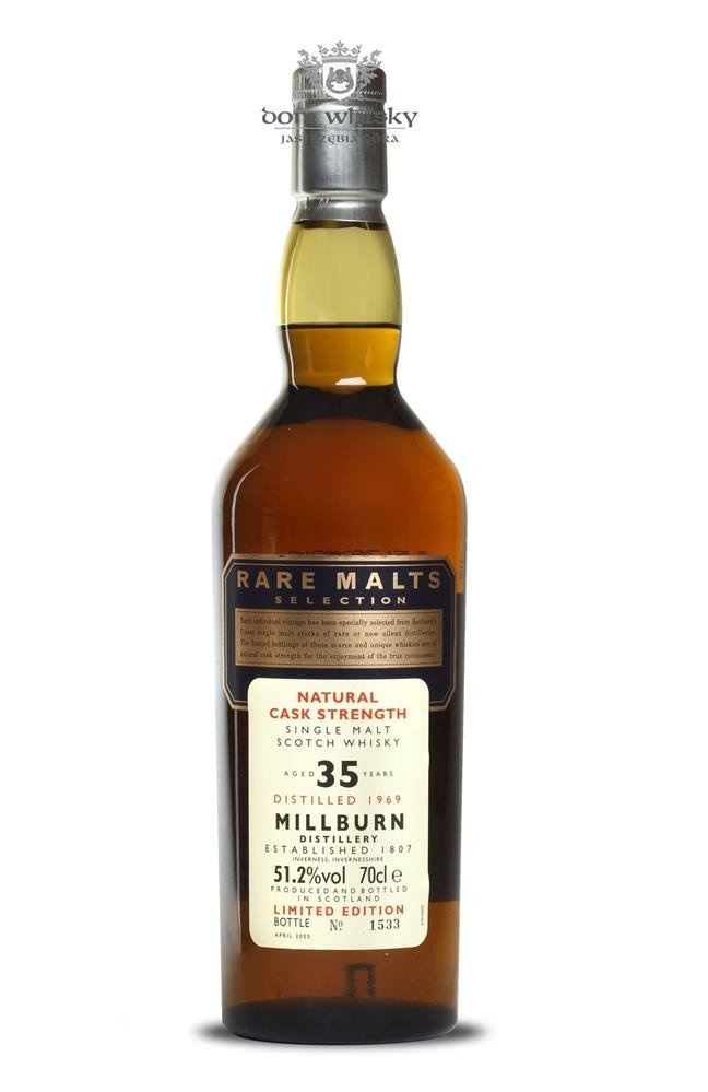 Millburn 35-letni (D.1969, B.2005) Rare Malts/ 51,2%/ 0,7l