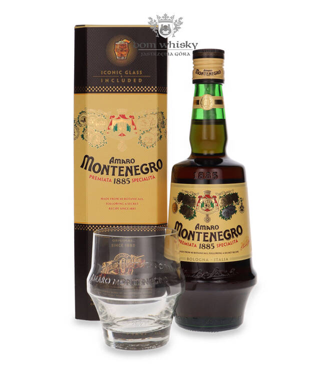 Montenegro Amaro + szklanka / 23% / 0,7l