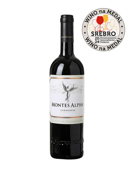 Montes Alpha Carmenere 2021 / 14,5% / 0,75l + korkociąg w prezencie!