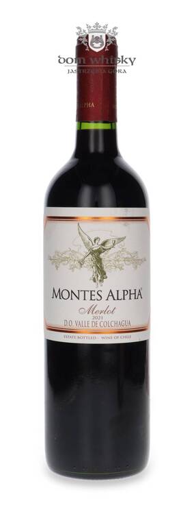 Montes Alpha Merlot 2021 / 14,5% / 0,75l + korkociąg w prezencie!