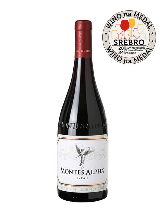 Montes Alpha Syrah 2019 / 14,5% / 0,75l + korkociąg w prezencie!