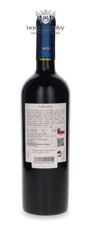 Montes Classic Series Merlot 2019 / 14,5% / 0,75l