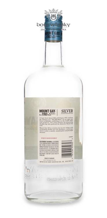 Mount Gay Silver Rum (Barbados) / 40% / 1,0l