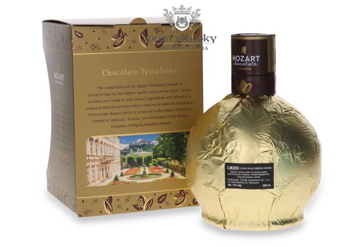 Mozart Cream Gold Chocolate Karton / 17% / 0,5l