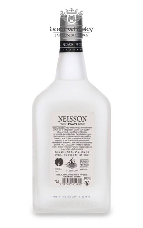 Neisson Rhum Blanc Agricole Martinique Rum / 52,5% / 0,7l