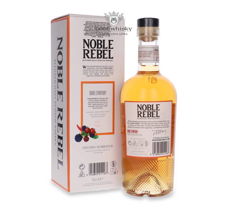 Noble Rebel Smoke Symphony Blended Malt Whisky / 46% / 0,7l