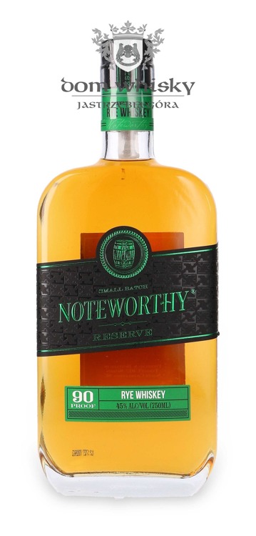 Noteworthy Small Batch Reserve Rye Whiskey / 45%/ 0,75l