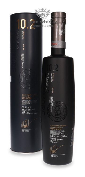 Octomore 8-letni, Edition: 10.2 Heavily Peated (96,9 ppm) / 56,9%/ 0,7l 