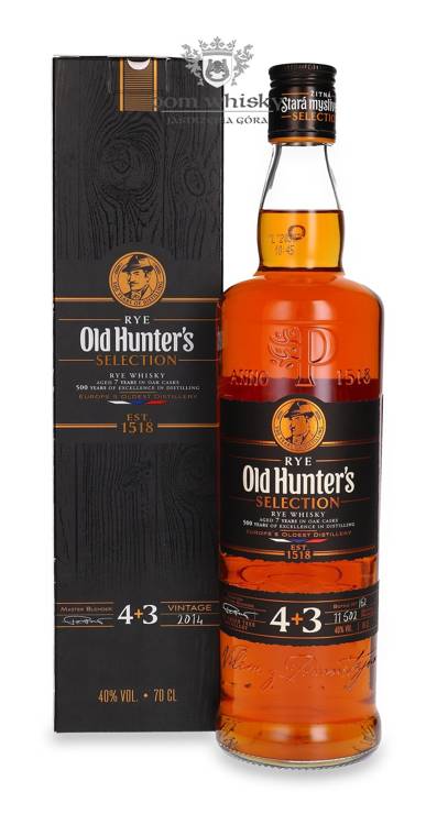 Old Hunter’s Selection 7-letnia Rye Whisky / 40%/ 0,7l		