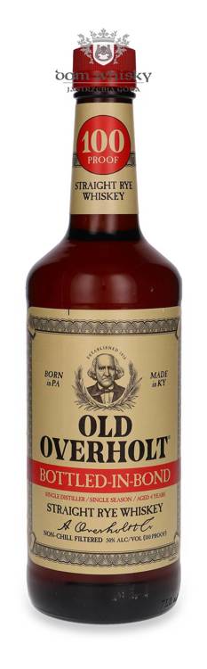 Old Overholt Bottled-in-Bond Straight Rye Whiskey / 50%/ 0,75l