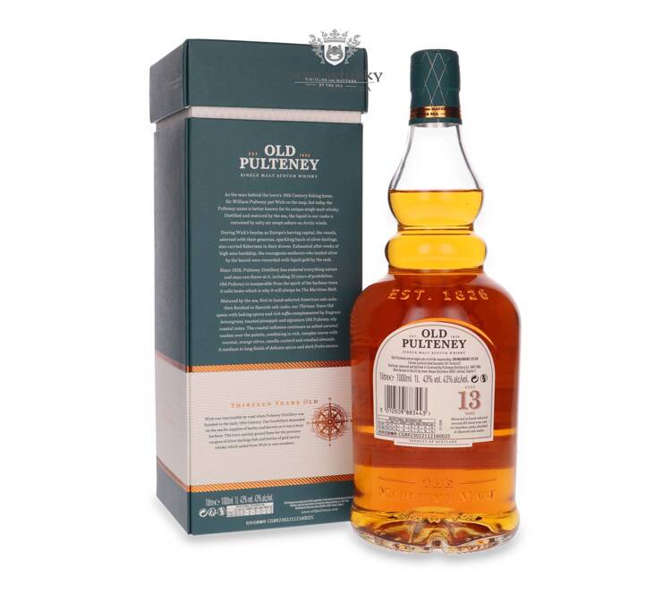 Old Pulteney 13-letni Traveller's Exclusive / 43% / 1,0l