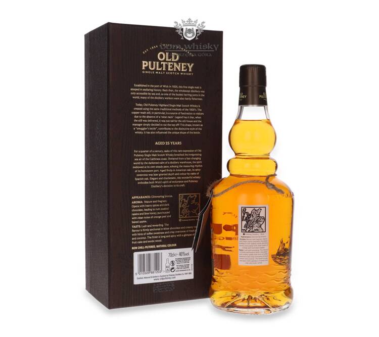 Old Pulteney 25-letni Bottled 2018 / 46%/ 0,7l