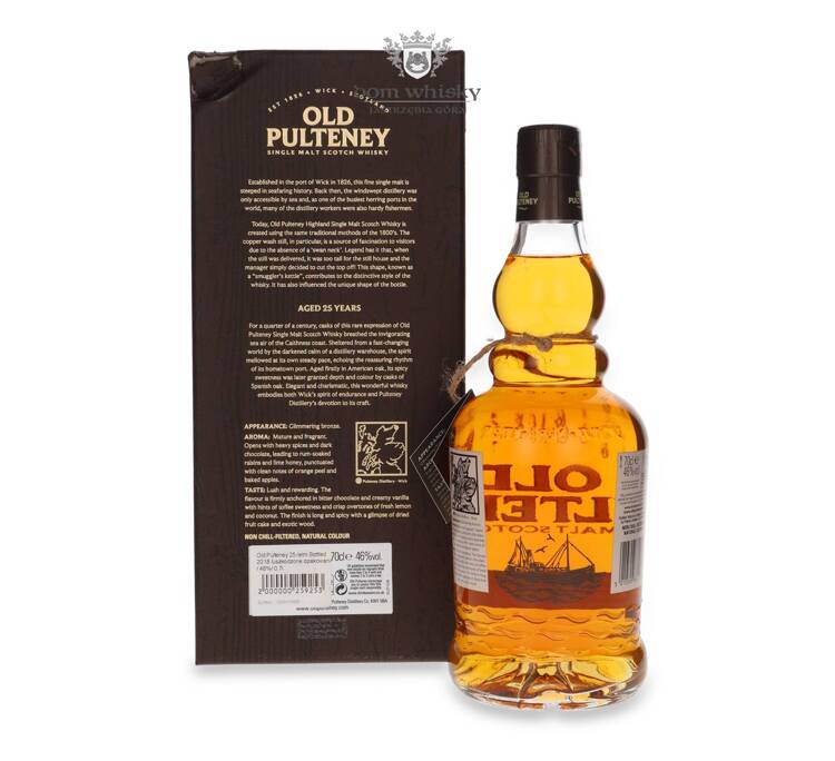 Old Pulteney 25-letni Bottled 2018 /uszkodzone opakowanie / 46%/ 0,7l