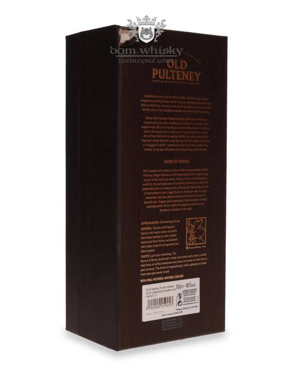 Old Pulteney 25-letni Bottled 2018 /uszkodzone opakowanie / 46%/ 0,7l