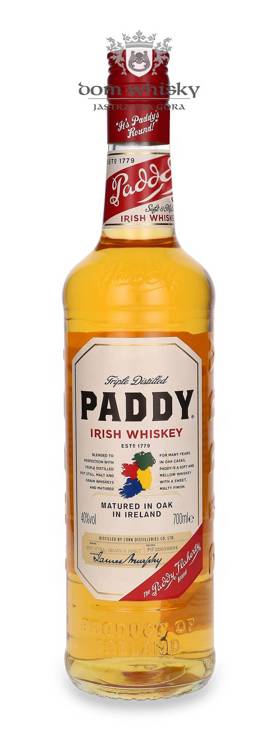 Paddy Irish Whiskey  / 40% / 0,7l