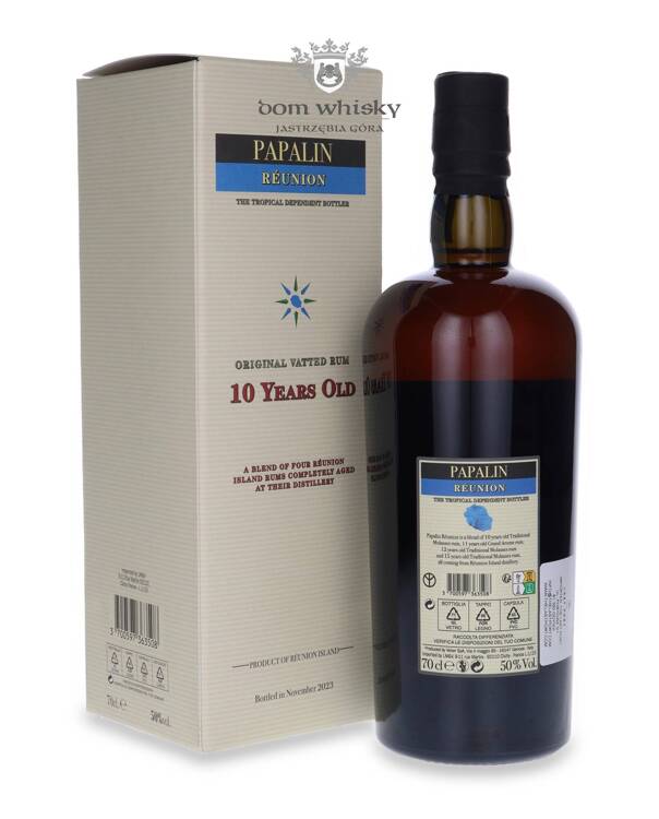 Papalin Reunion 10-letni Rum ( Bottled 2023) / 50% / 0,7l